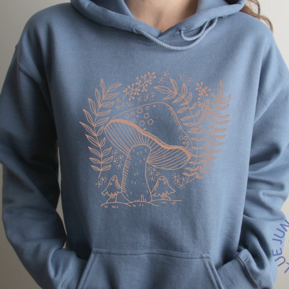 Whimsical Mushrooms Hoodie